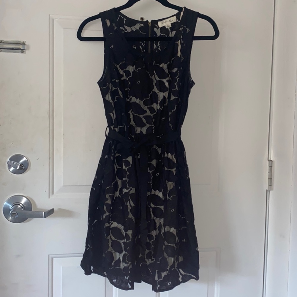 Black lace dress
